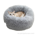 Cama de felpa de gato personalizada para perros de lujo cama de sueño